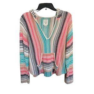 BILLABONG WOMEN'S BAJA BEACH HOODIE SWEATER SZ L